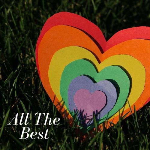 Many colored hearts make the best scene 