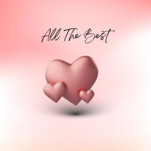 All the best with pink heart