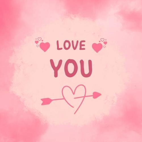 Hearts on wish card Love you.