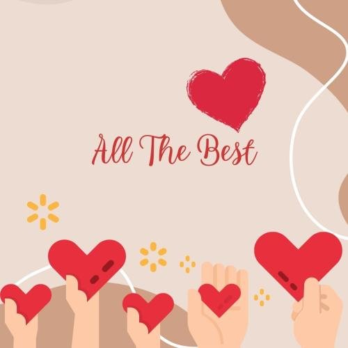 All the best with hearts.