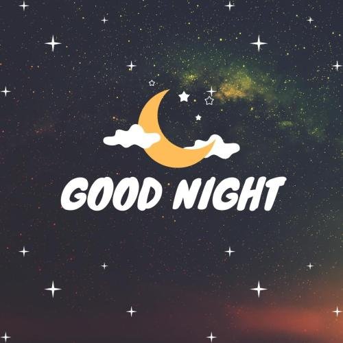 Shiny stars at good night