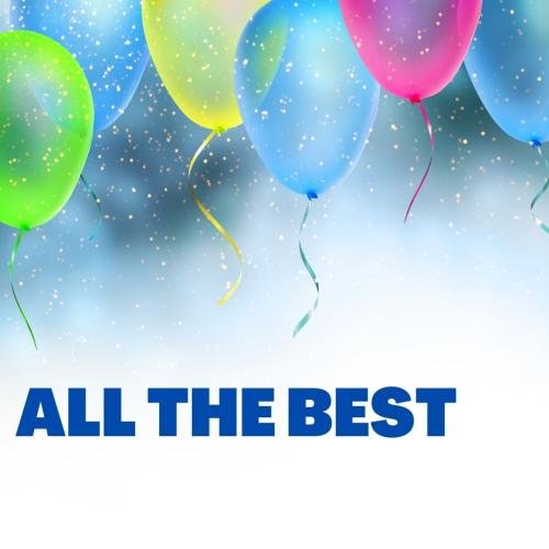 All the best with balloons