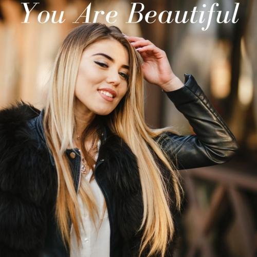 Girl looks beautiful with her brown hair.