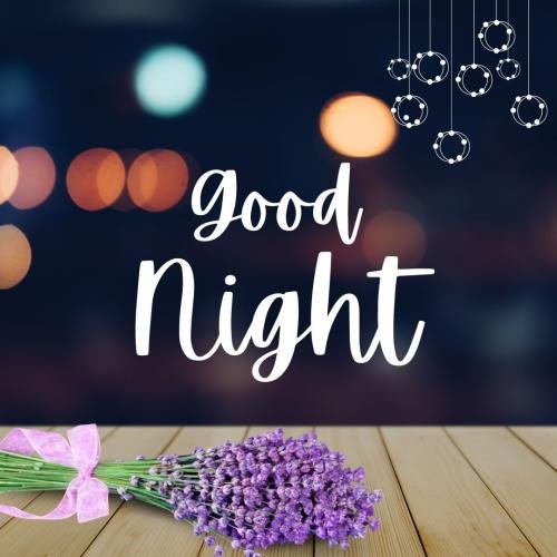 Good Night Image Card