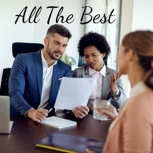 All the best for joining office.