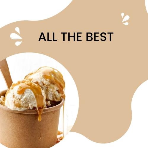 Ice cream with honey is best
