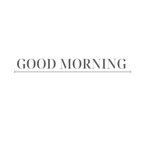 Good morning wall post