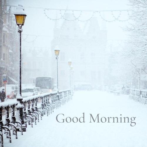 Good Morning Beautiful Snow Scene