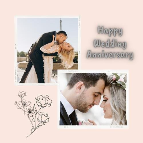 Couple dance, happy wedding anniversary.