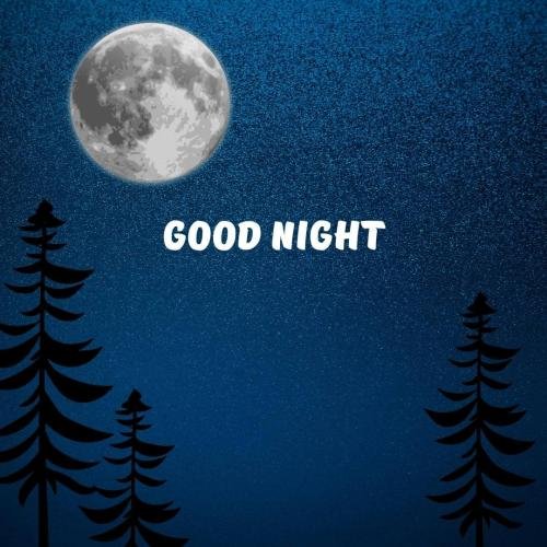 Good Night Image Card For Wishing