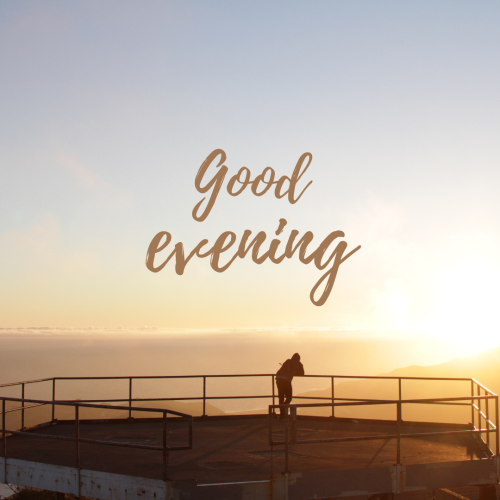 Roof top view, GOOD EVENING