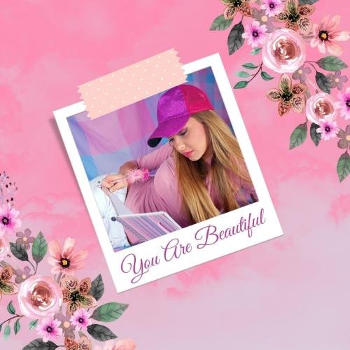 Girl looks beautiful with flowers