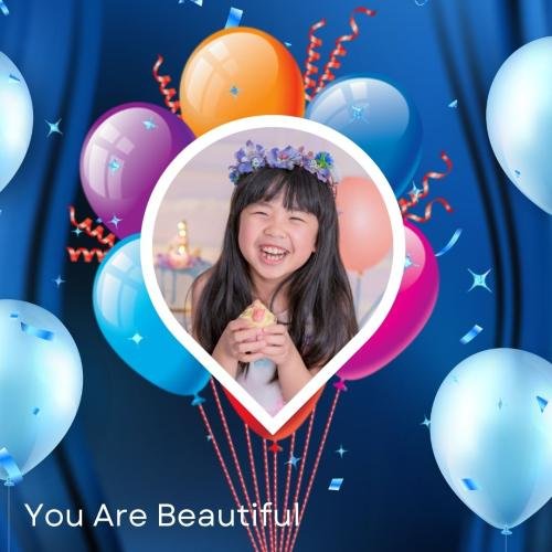 Small girl looking beautiful