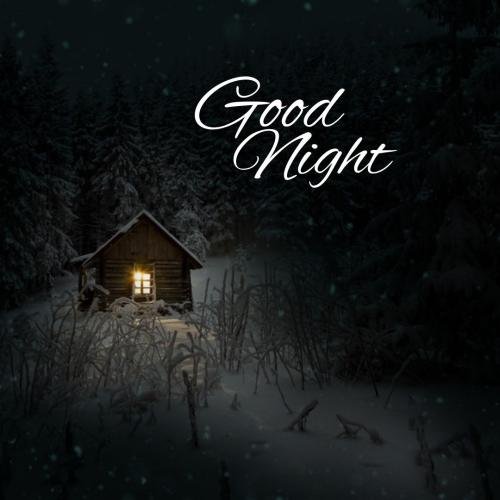 Winter view at good night