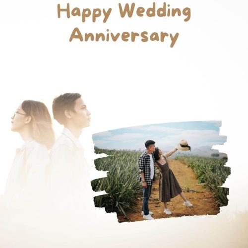 Happy Wedding Anniversary Image Card