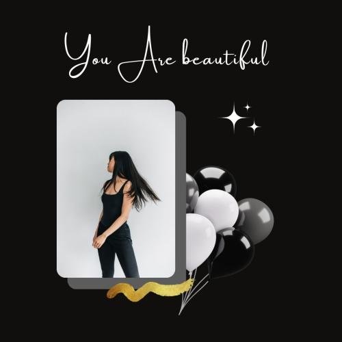 You Are Beautiful Wishing Card 