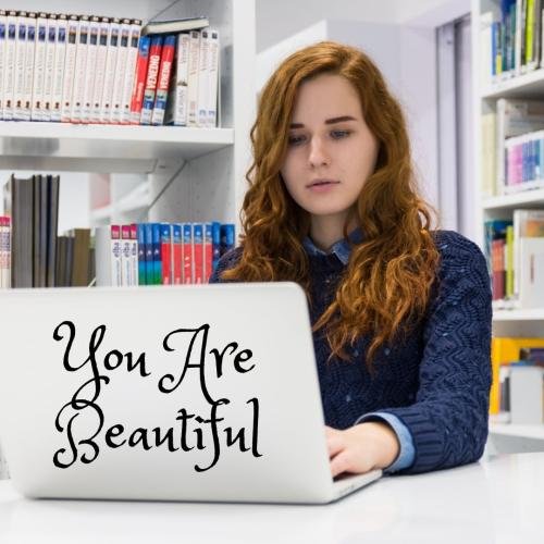 The girl looks beautiful with her brown hair.