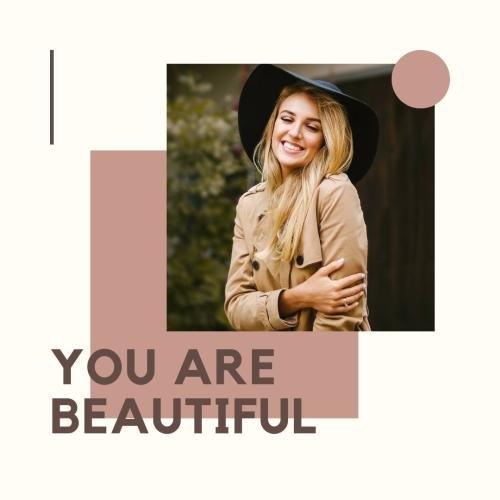 The girl looks beautiful with a smile.