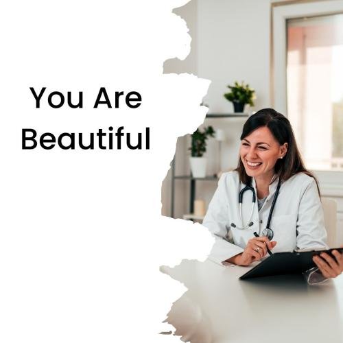 Doctor looks beautiful while smiling