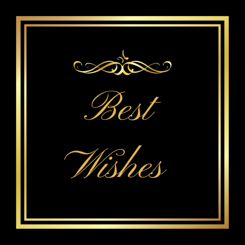 Simple wish card design, Best Wishes.