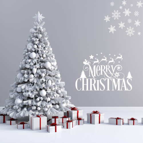 Christmas Tree Image Card For Wishing Merry Christmas