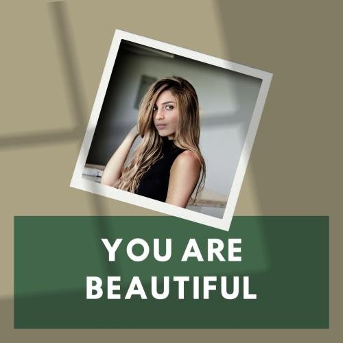 Pose of the girl looks beautiful