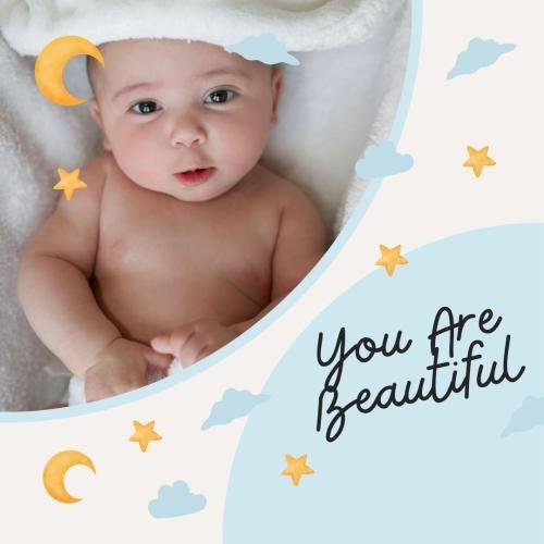 Baby looking very beautiful while looking at the camera