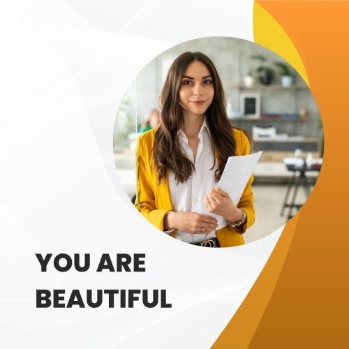 Girl looking beautiful in yellow dress