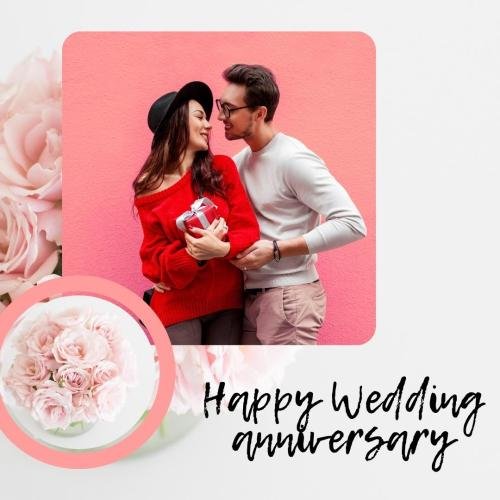 Couple gifts, happy wedding anniversary.