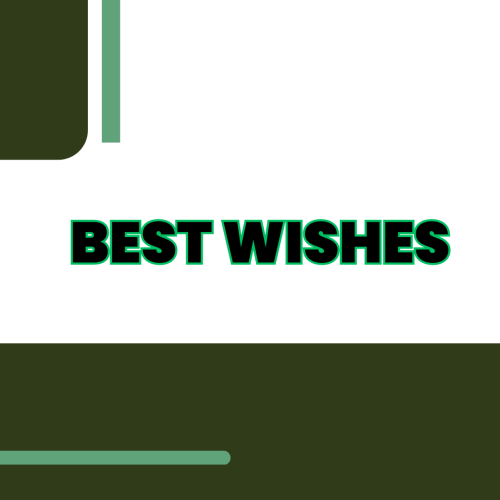 Best Wishes, Wish card.
