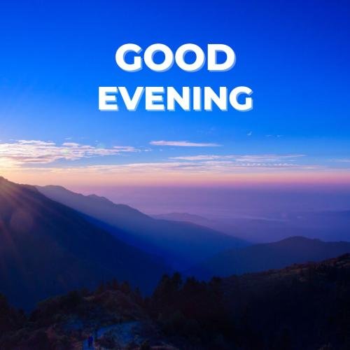 Good Evening with multi sky view