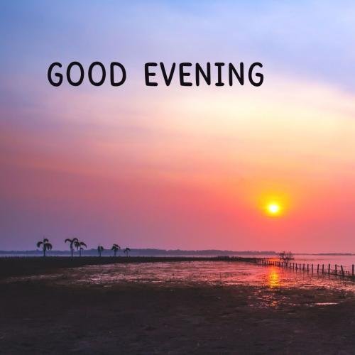 Good Evening with lake view