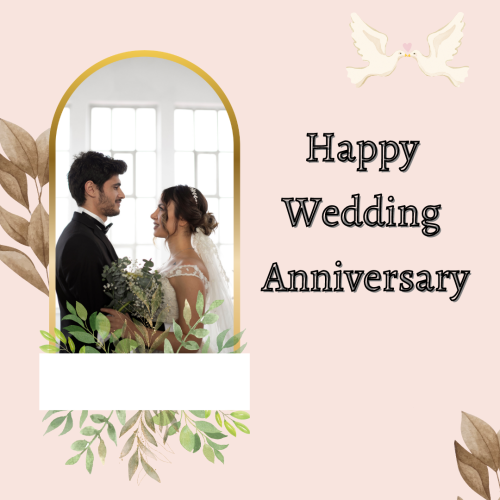 Wedding Anniversary Wishing Card