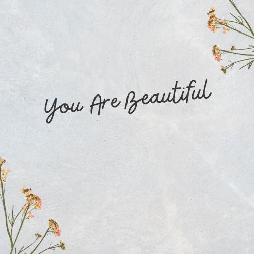 Girl looking beautiful because they care leaves