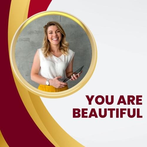 Girl looking beautiful with while smiling and holding a laptop.