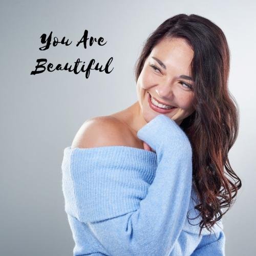 Girl is smiling looking beautiful