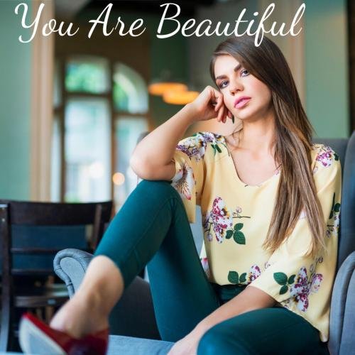 The style of the girl is beautiful