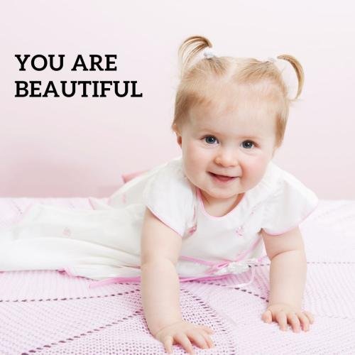 Cute baby girl looking beautiful