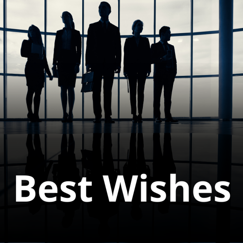 Group photo of a friends, Best Wishes.