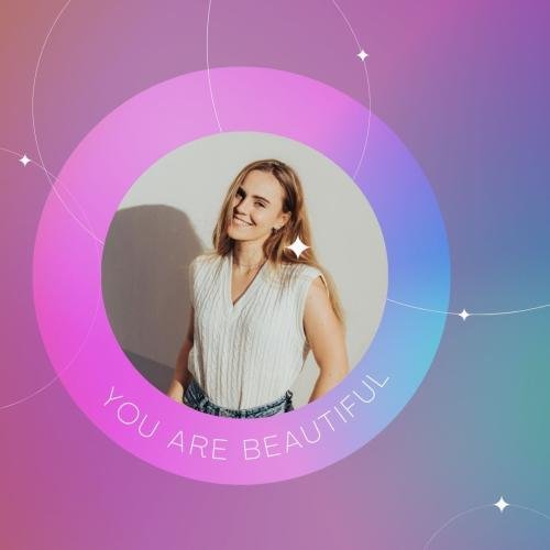 Girl smile is very beautiful