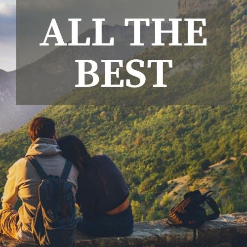 All-The-Best-Couple Sitting In Mountains