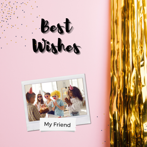 Best Wishes, children enjoying party.