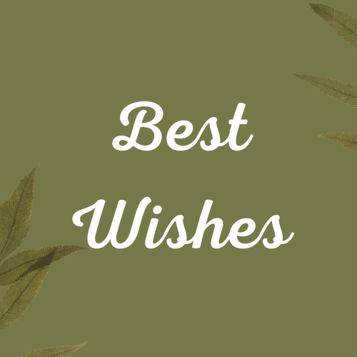 Best Wishes, wish card for a friend.
