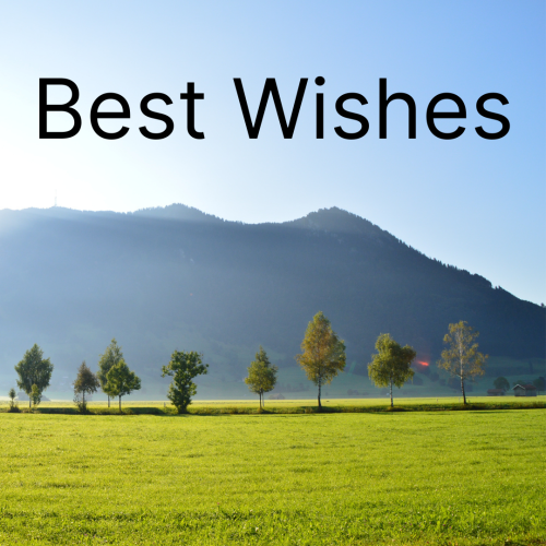 Best wishes, a beautiful field view.
