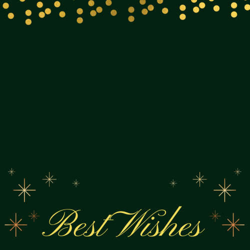 Golden particles on top, Best Wishes.