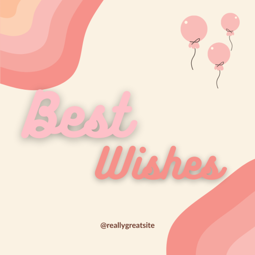 Balloons flying, Best Wishes.