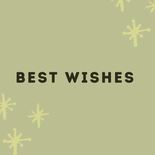 Best wishes, wish card for best friend.