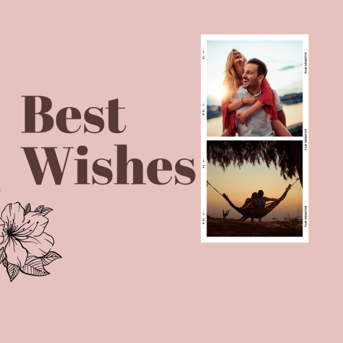 Best Wishes, a couple  enjoying vacation.