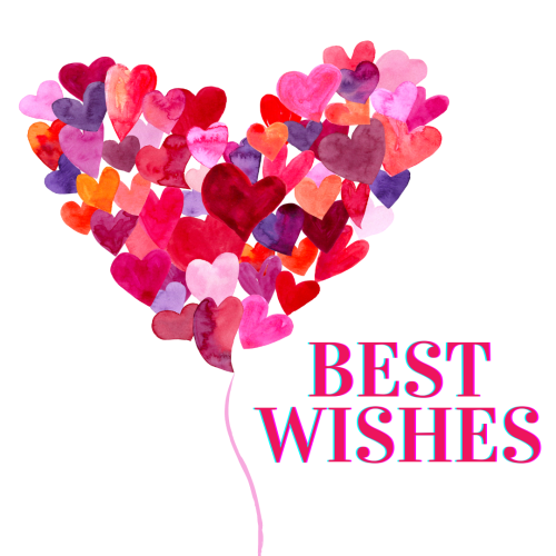 Heart drawing, Best Wishes.