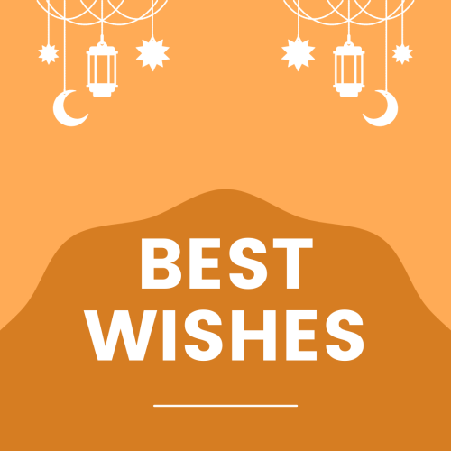 Best Wishes, lots of items on top.